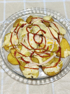 عکسی از دستور سیب زمینی تنوری😋