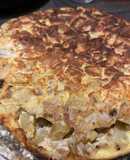 Tortilla de papa fácil y rendidora
