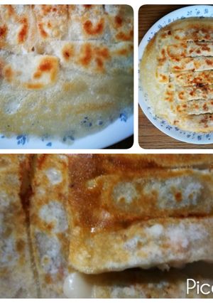 A picture of Potsticker Wrappers and Potstickers (Chive and Shrimp Potstickers).