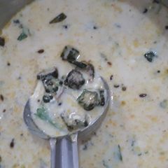 A picture of Bhindi raita.