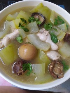 รูปของ ปีกบนไก่ต้มฟักมะนาวดอง