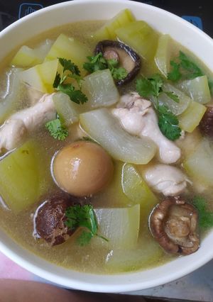 รูปของ ปีกบนไก่ต้มฟักมะนาวดอง
