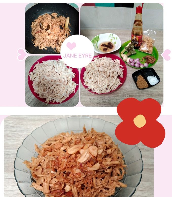 Foto resep Ayam suwir krawu khas gresik