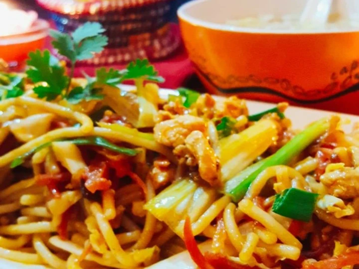 Recipe Chicken chow mein the Awesome  You can take Joss in your mouth