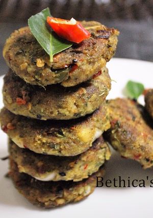 A picture of Upma Cutlet.