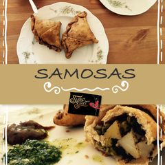 A picture of Samosas.