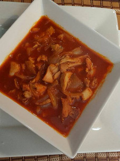 Una foto de Pollo rostizado en salsa de chile chipotle