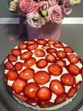 Cheesecake răsturnat cu căpșuni ✨🍓