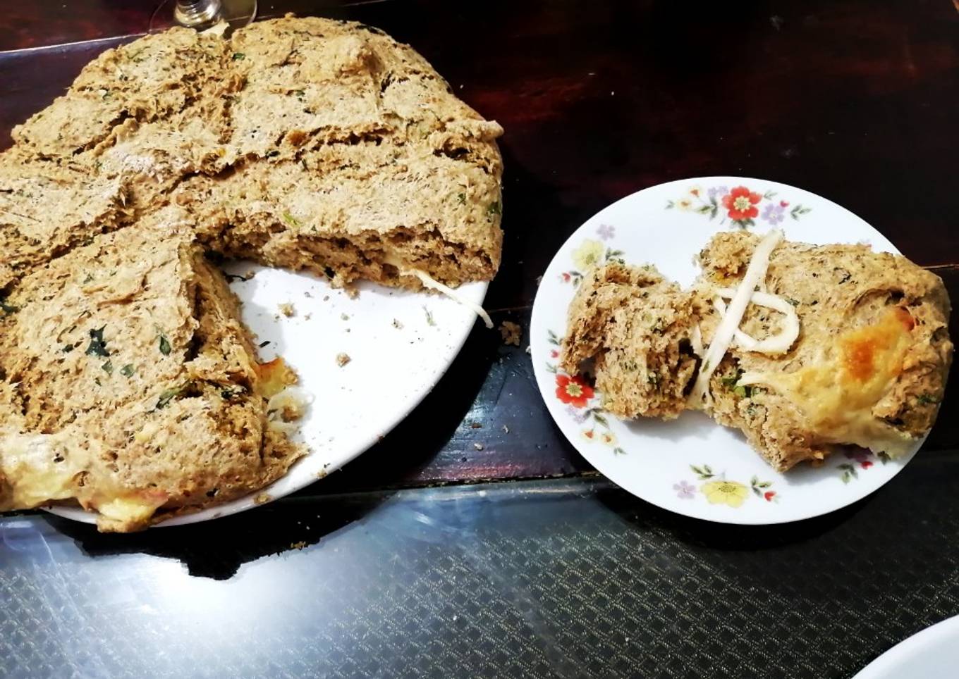 Pan de ajo y perejil con queso
