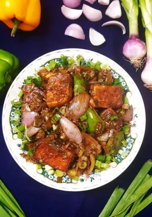 A picture of Chilli Paneer Dry.