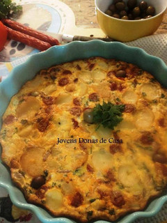 Foto de Tortilha no forno