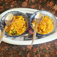 A picture of Corn Chaat.