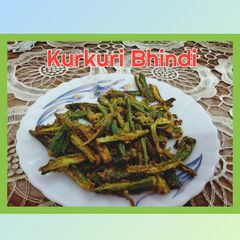 A picture of Kurkuri Bhindi.