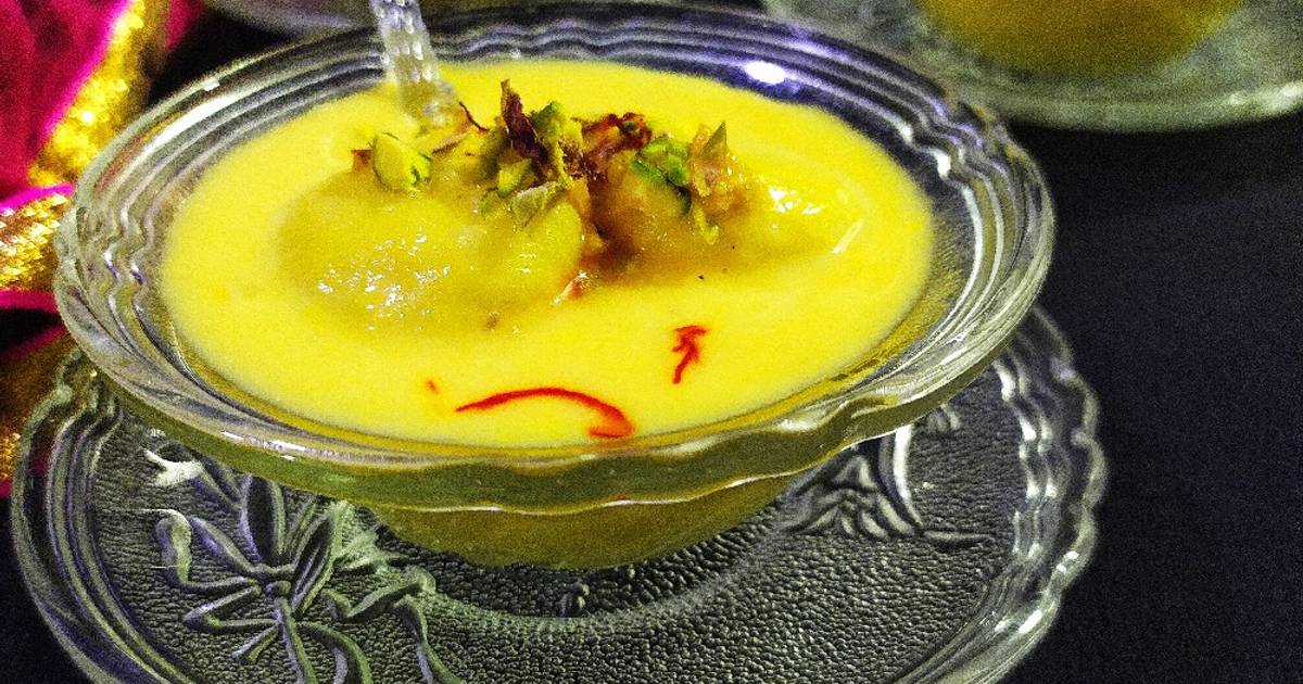 Mango Ras Malai Recipe by Rubina Dodhia Cookpad