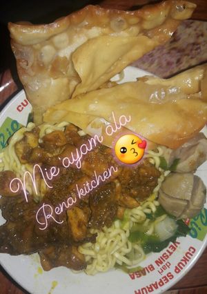 Foto resep Mie ayam ala abang2 gerobak