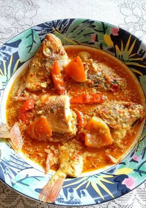 Foto resep Gulai ikan kakap merah pedas
