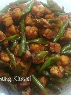 Foto resep Tumis tempe buncis