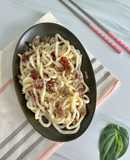 كاربونارا أودون Carbonara Udon 🇯🇵🇮🇹
