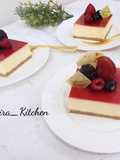 Raspberry Square Cheese Cake