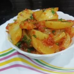 A picture of Shalgam Bhaji.