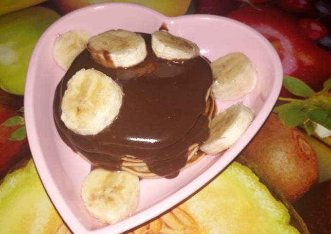 Le moyen le plus simple de Préparer Délicieuse Pancakes à la banane