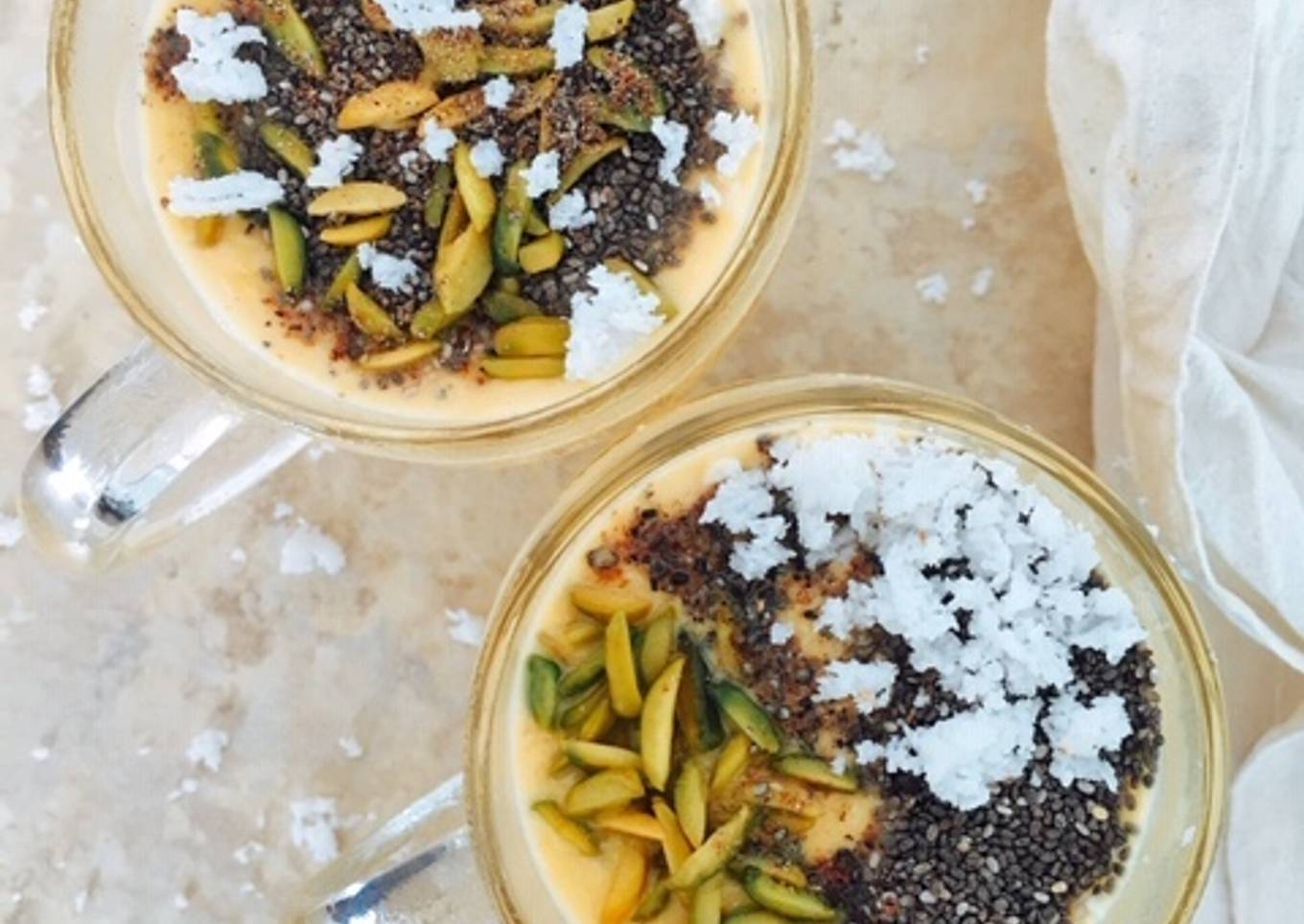 Mango Coconut Smoothie #Coconut Tamarind Contest