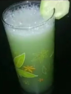 A picture of Cucumber juice🍹.