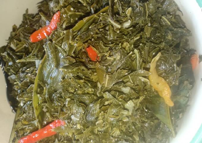 Resep Sayur Daun Singkong Tumis Oleh Myth Cookpad