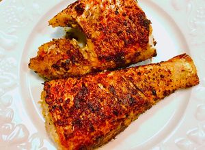 Hình của món Cá Chiên Sả Ớt.