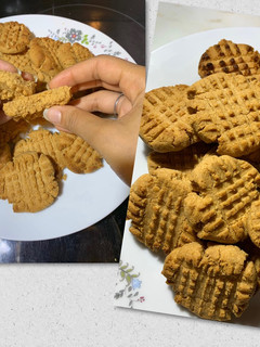 A picture of Galletas de mantequilla de cacahuetes keto 🍪.