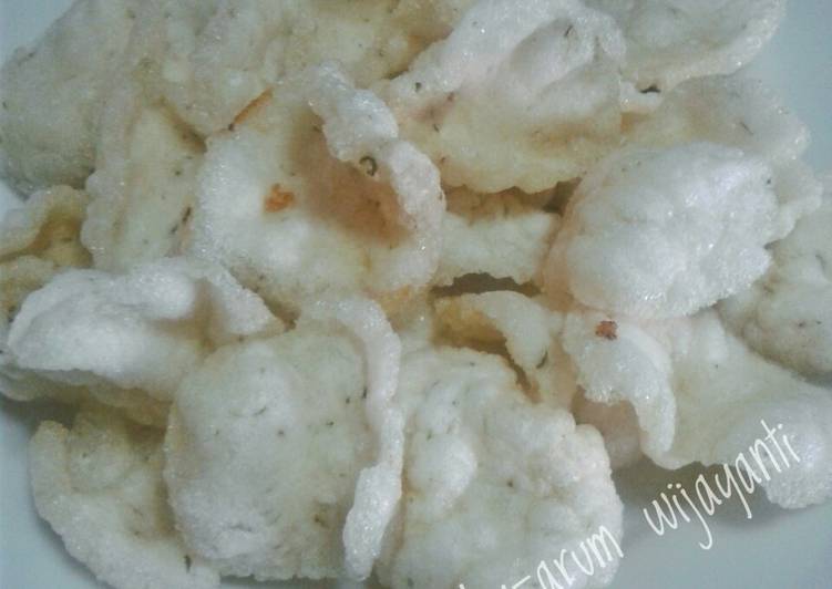 Resep Kerupuk nasi rasa bawang #bikinramadanberkesan Anti Gagal