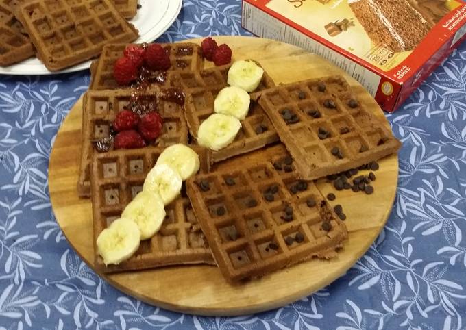 Cake Mix Waffles