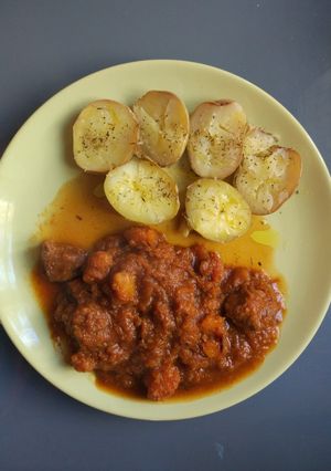 Foto principal de Carne estofada con calabaza