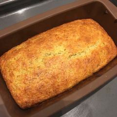 A picture of Banana caramel pound cake.