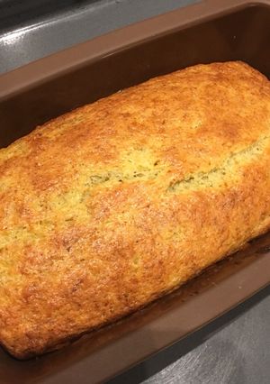 A picture of Banana caramel pound cake.