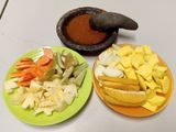 Rujak Buah Bumbu Uleg