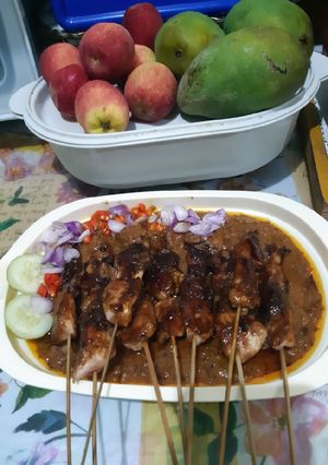 Foto resep Sate ayam bumbu kacang....cekkk