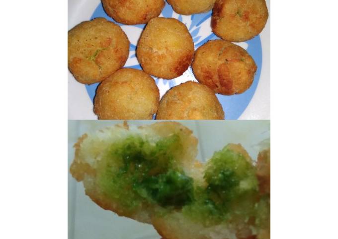 Resep: Bola-Bola Singkong Isi Greentea Irit Anti Gagal