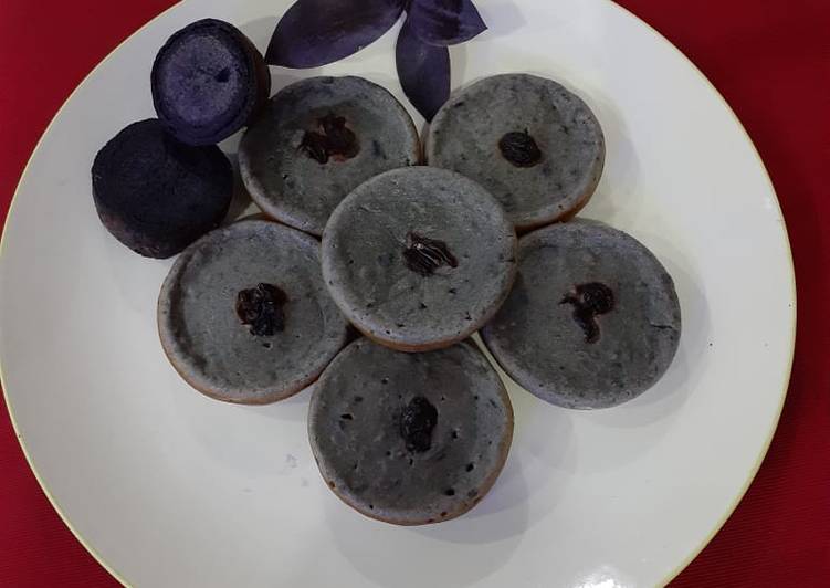 Resep masakan Kue Lumpur Ubi Ungu (Bu Rohmah) | Resep Bumbu Kue Lumpur Ubi Ungu (Bu Rohmah) Yang Sedap