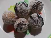 Una foto de trufas con stevia