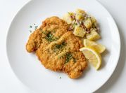Gambar dada ayam schnitzel