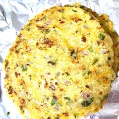 A picture of Chana Jowar Barley Flour Roti.
