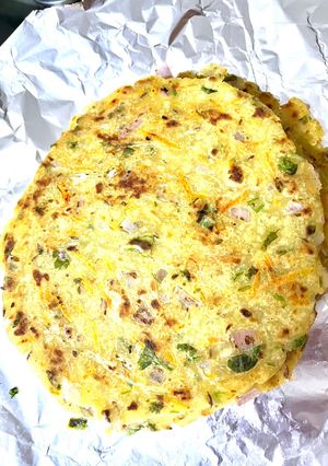 A picture of Chana Jowar Barley Flour Roti.