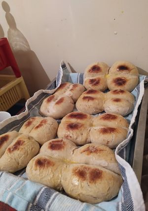 Una foto de Marraqueta casera o pan batido👩🏻🍳🥖