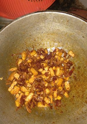 Foto resep Teri sambel merah
