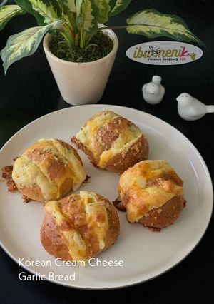 Foto resep Korean Cream Cheese Garlic Bread