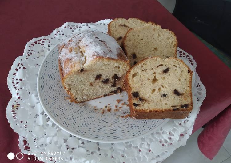 Bizcocho de plátano y yogurt