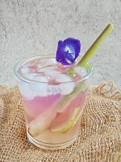 Foto resep Wedang jahe bunga telang