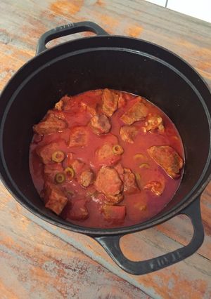 Une photo de Sauté de veau aux olives