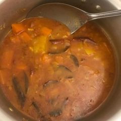 A picture of Sambhar.